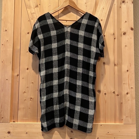 Madewell Buffalo Sketch Zip Front Dress Size Extra Small XS - Picture 3 of 5